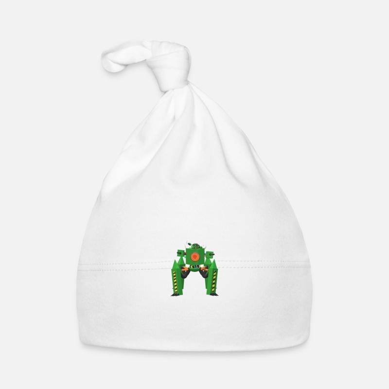 Bot de commande vert Bonnet bio Bébé