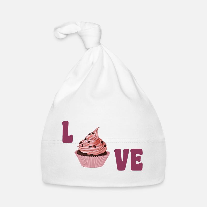 Liebe Cupcake Baby Bio-Mütze