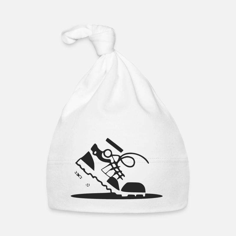 Wanderschuh - Baby Bio-Mütze - Weiß