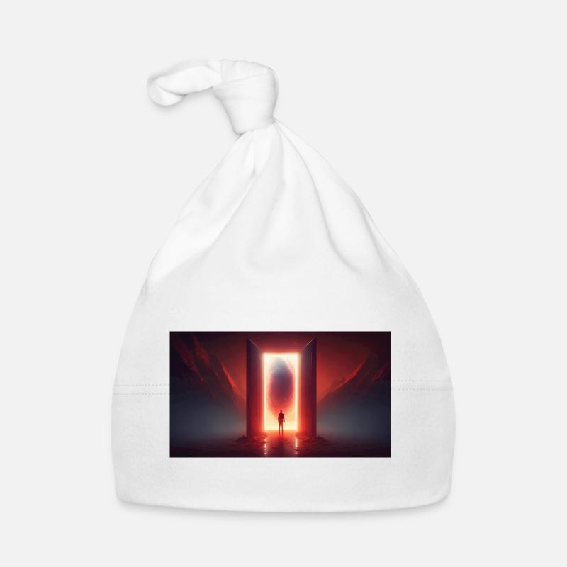 Rotes Tor Baby Bio-Mütze