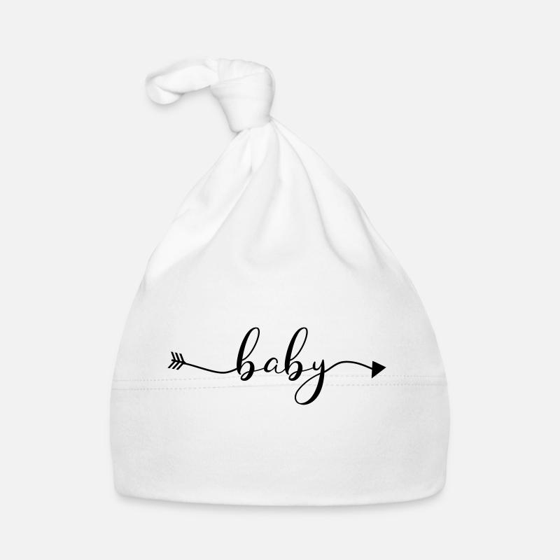 Baby arrow customizable Organic Baby Cap