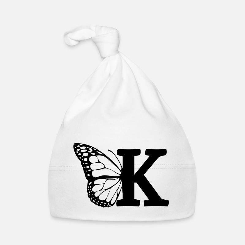 lettre k papillon Bonnet bio Bébé