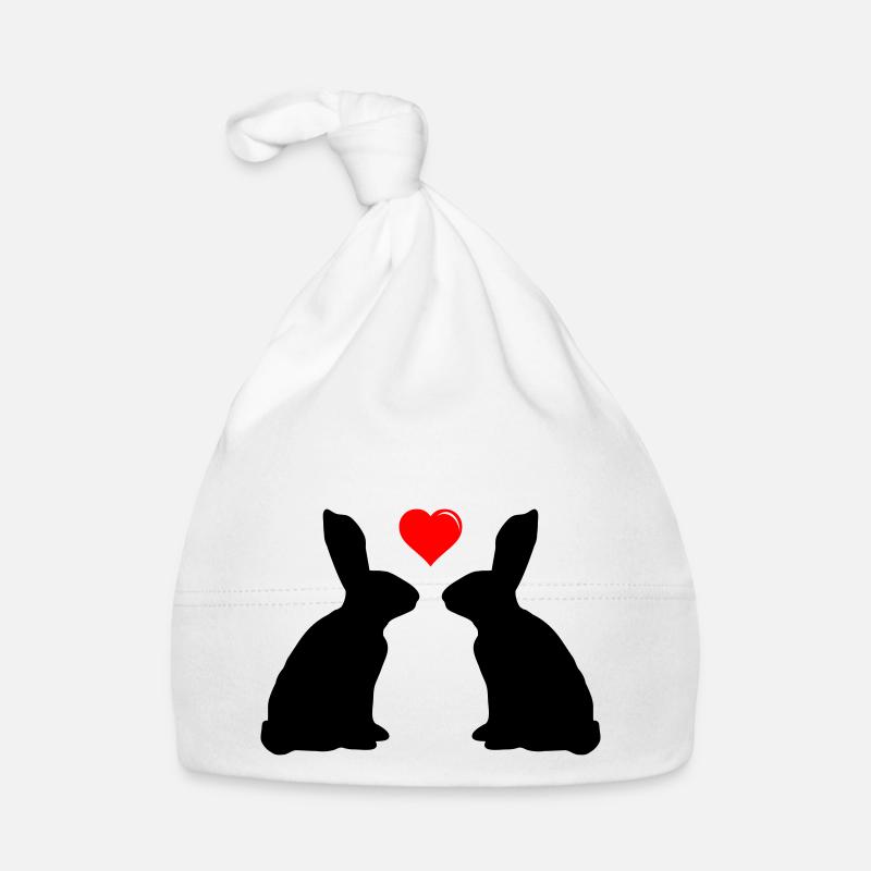 Amour des lapins Bonnet bio Bébé