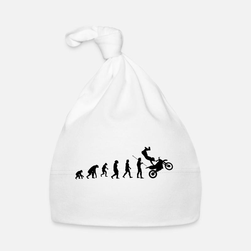 Motocross Evolution black Baby Bio-Mütze