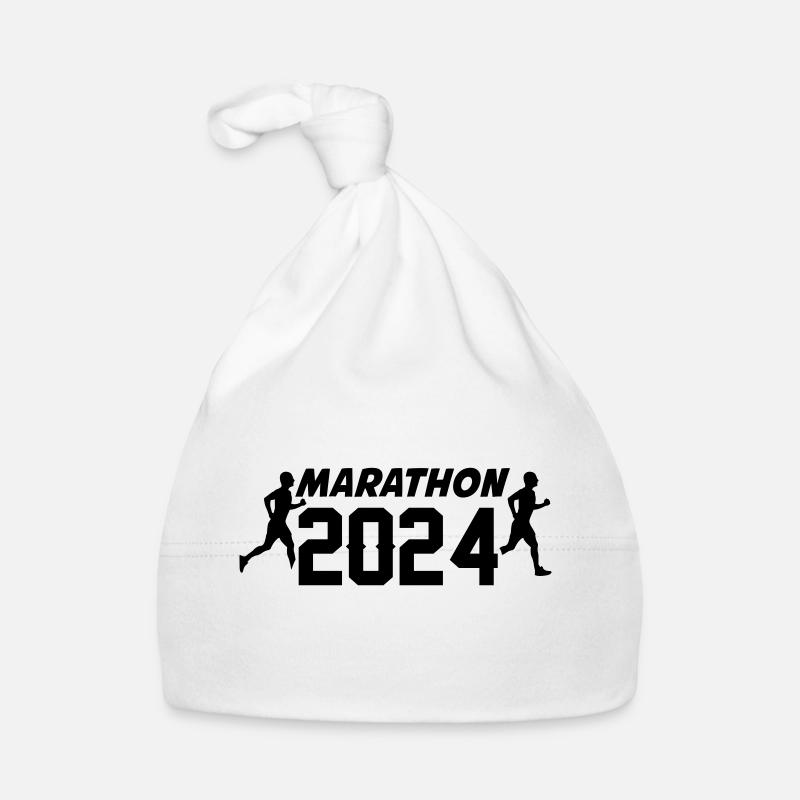 Marathon 2024 - Bonnet bio Bébé - blanc