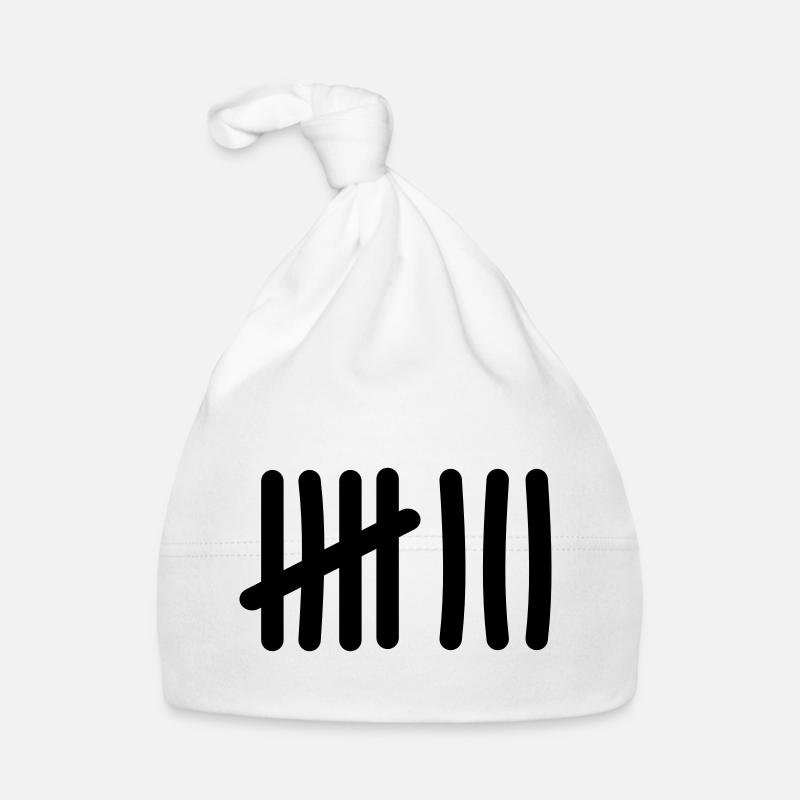 Symbole de liste de pointage - 8 tirets Bonnet bio Bébé
