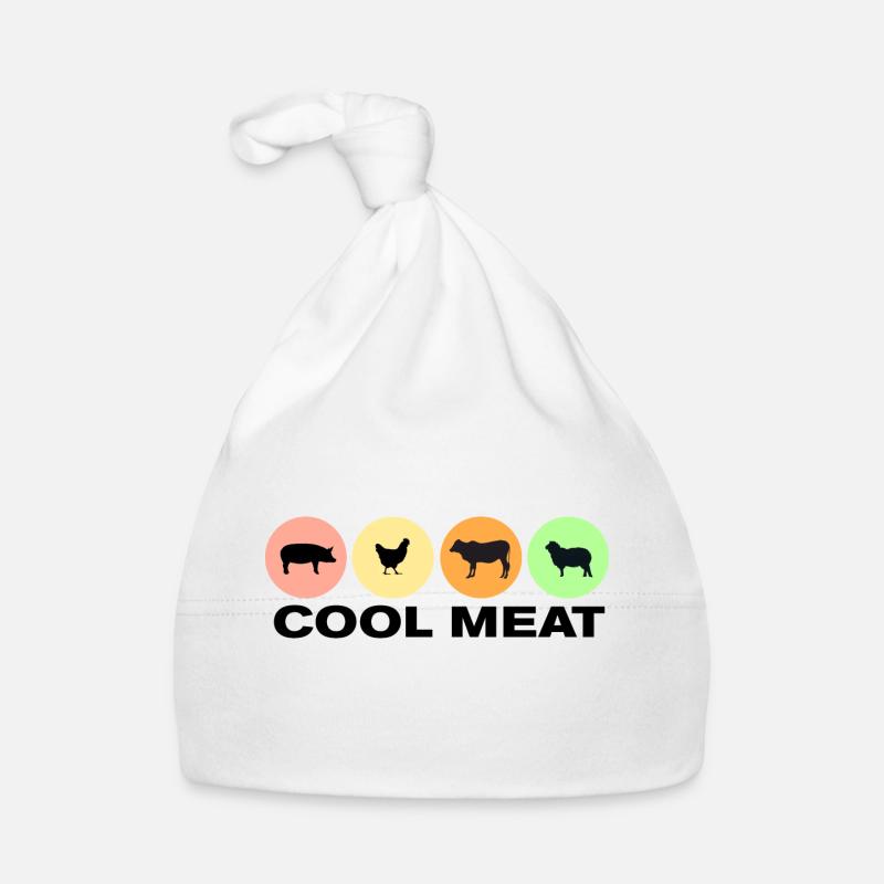 Kühles Fleisch Baby Bio-Mütze