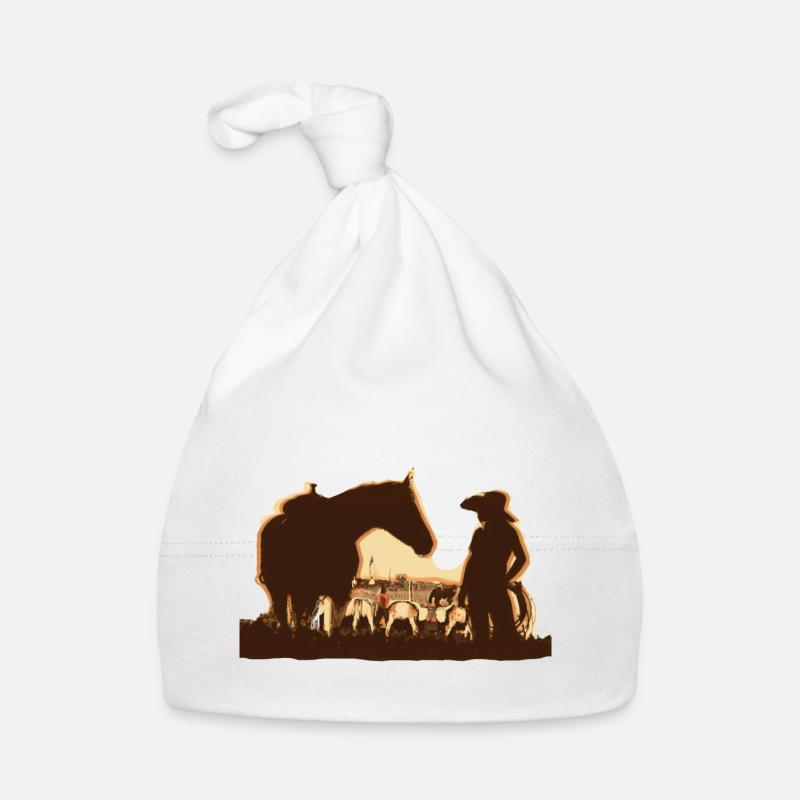 Wester Design - Baby Bio-Mütze - Weiß