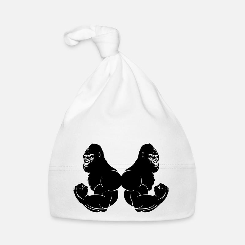 Gorilles forts Bonnet bio Bébé