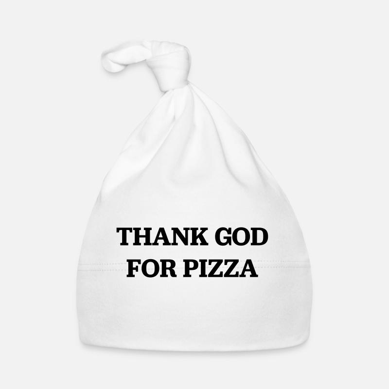 Pizza Organic Baby Cap