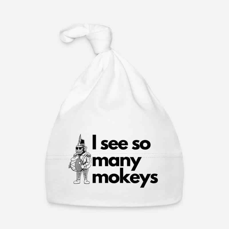 I see so many Monkeys Organic Baby Cap
