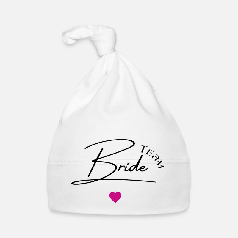 Team bride Organic Baby Cap