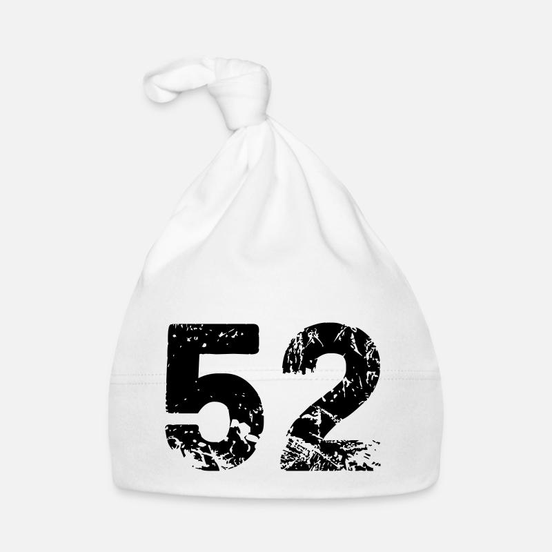 52 - Baby Bio-Mütze - Weiß