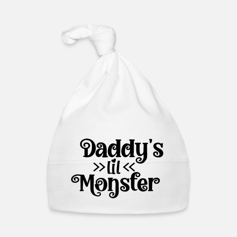 Daddy ́s Lil Monster Organic Baby Cap