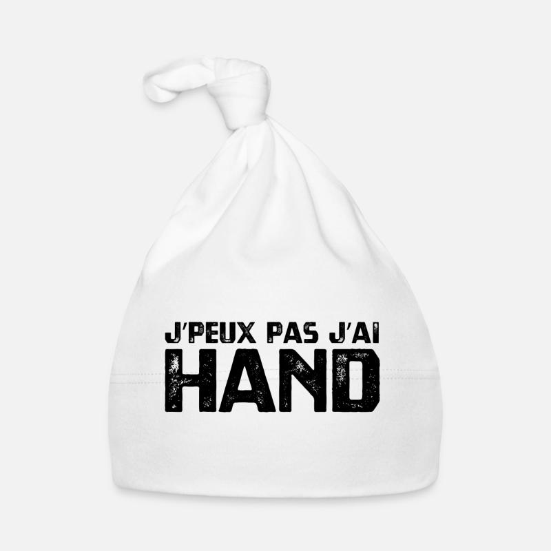J’PEUX PAS J’AI HAND Bonnet bio Bébé