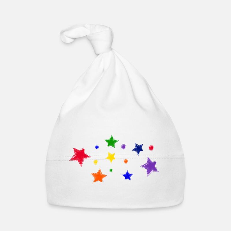 Stars and bubbles Organic Baby Cap