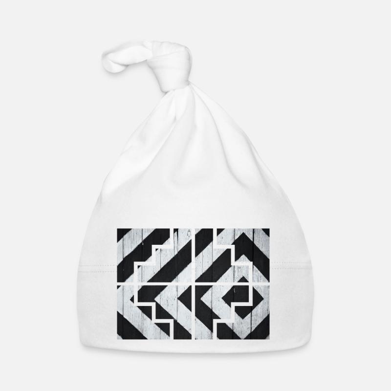 Geometrisch Baby Bio-Mütze