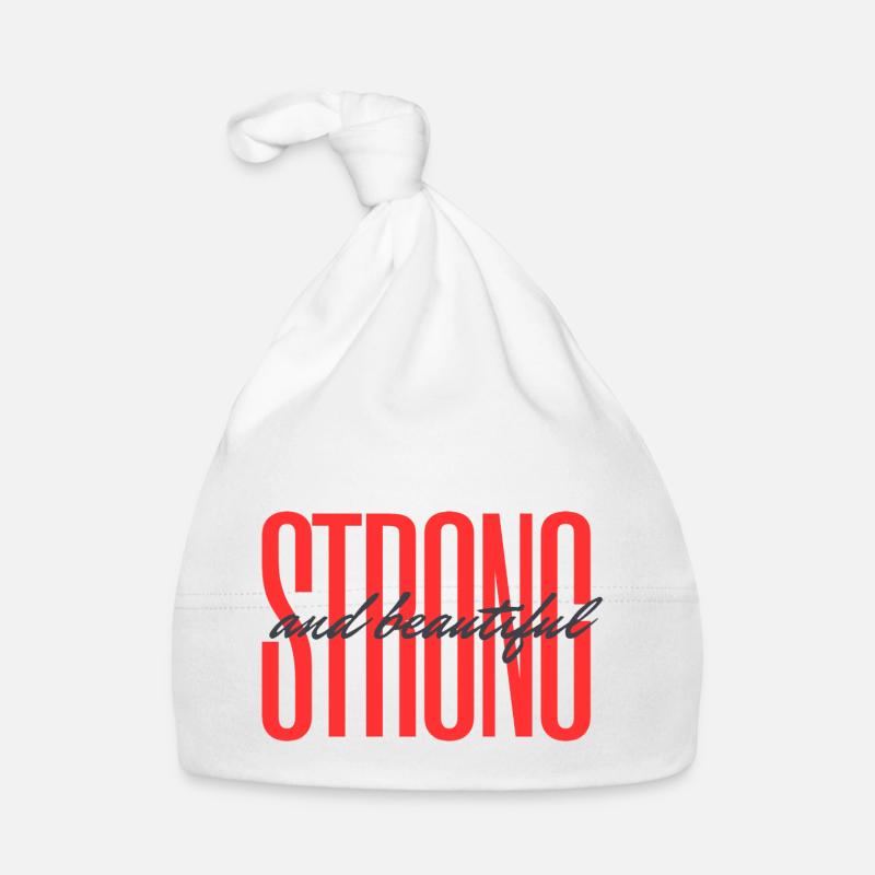 Strong and beautiful Baby Bio-Mütze