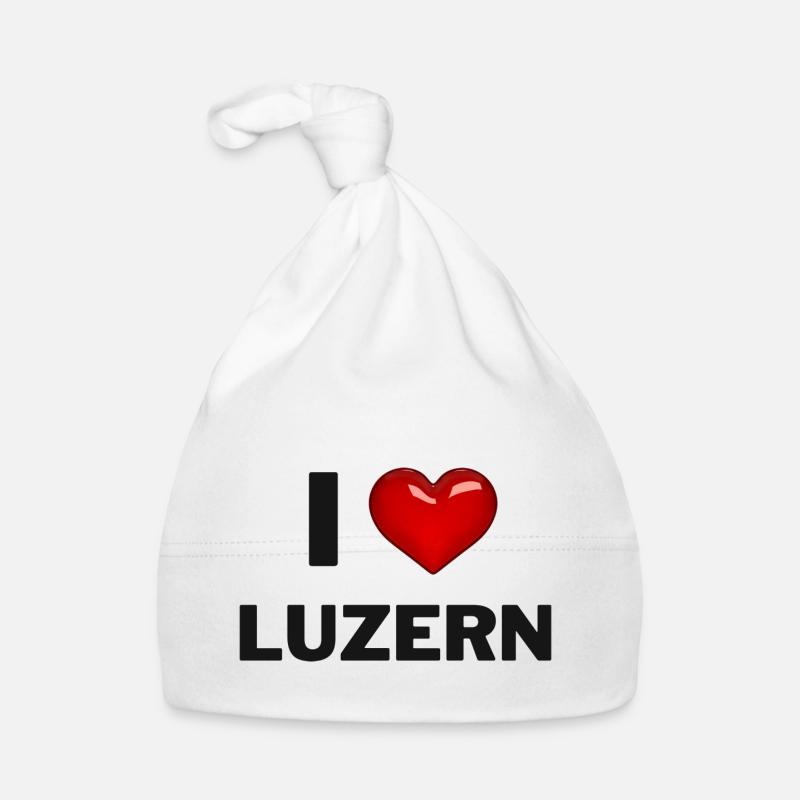 I Love Lucerne Organic Baby Cap