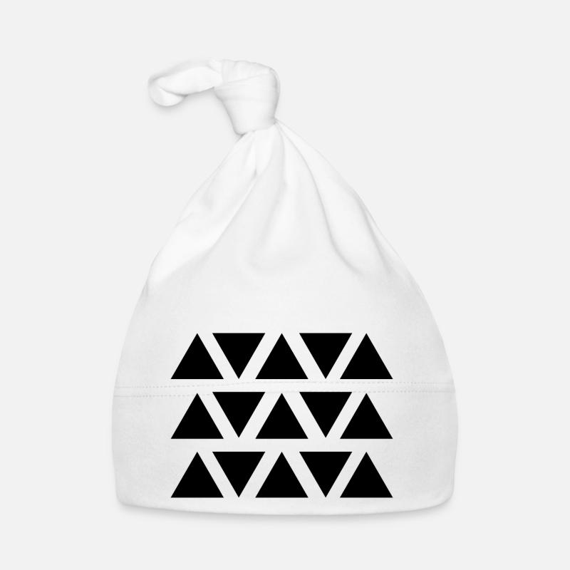 Forme géométrique triangle Bonnet bio Bébé