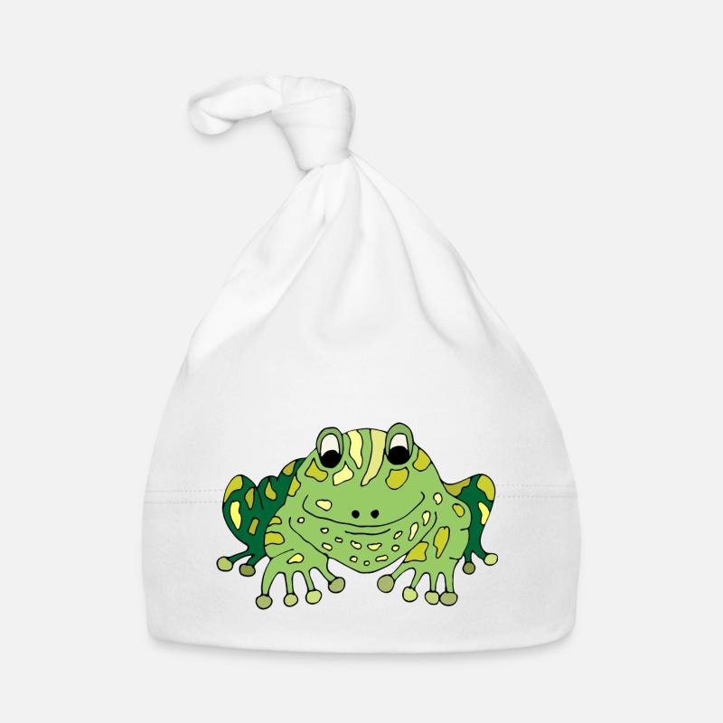 Frosch Baby Bio-Mütze
