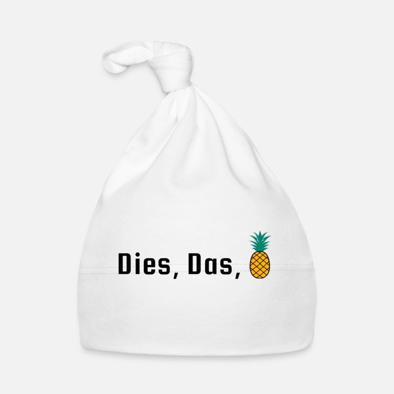 Dies, Das, Ananas Baby Bio-Mütze