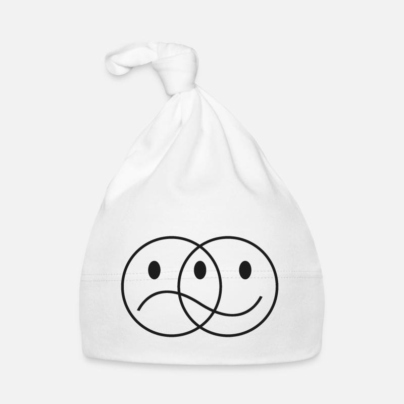 Gutgelaunt oder schlechtgelaunt Baby Bio-Mütze