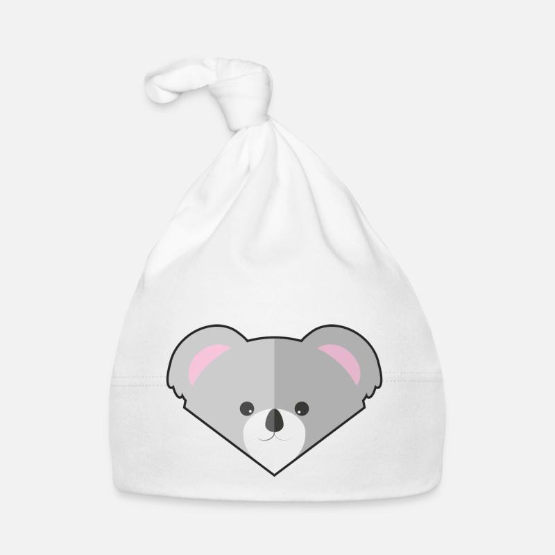 Cute Simple Koala Organic Baby Cap