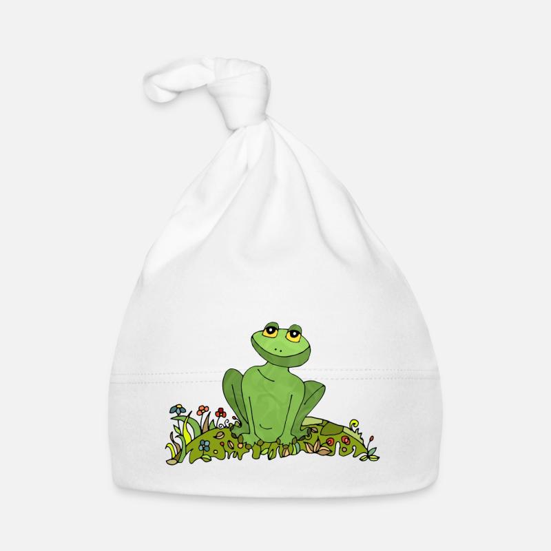Frosch Baby Bio-Mütze