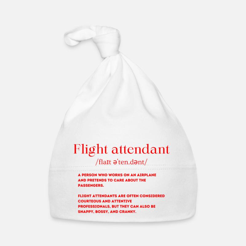 Flight Attendant Definition Organic Baby Cap