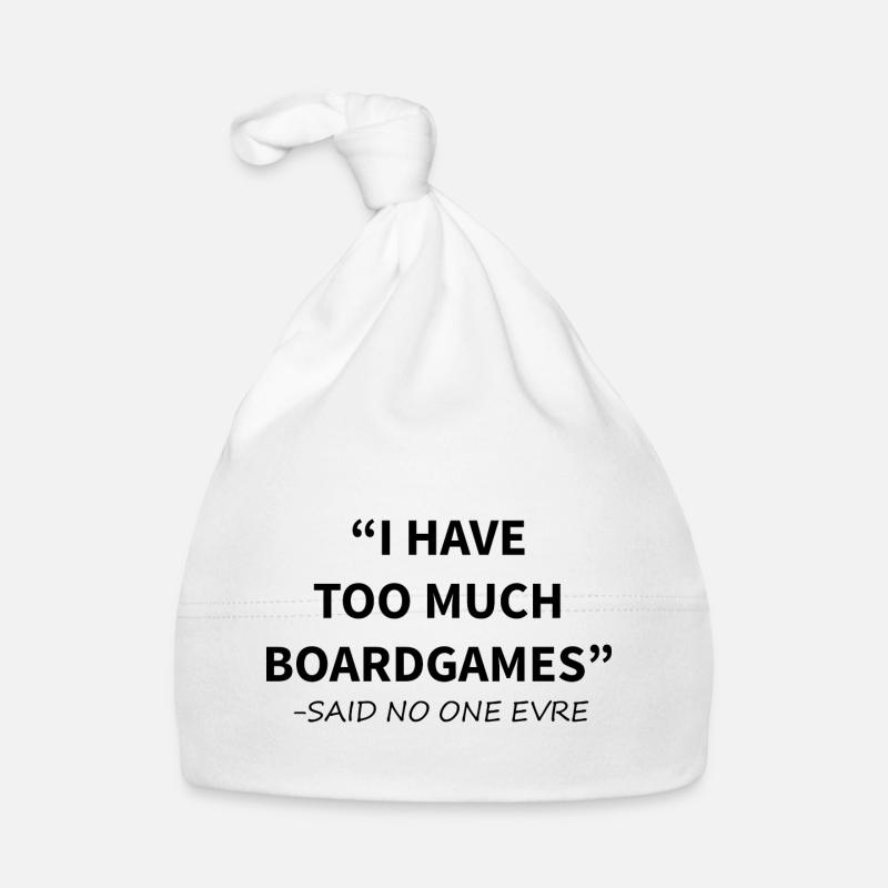 boardgame chess backgammon game night Baby Bio-Mütze