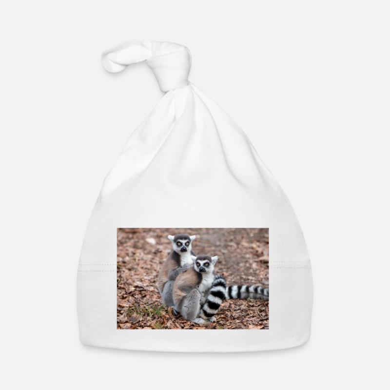 Kattas Lemur catta Baby Bio-Mütze