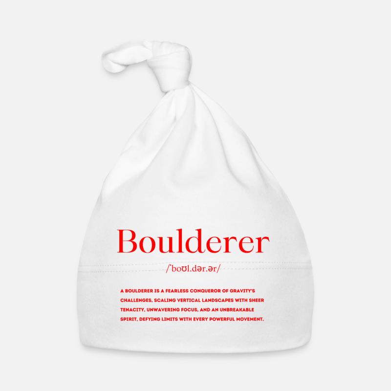 Définition de Boulderer Bonnet bio Bébé