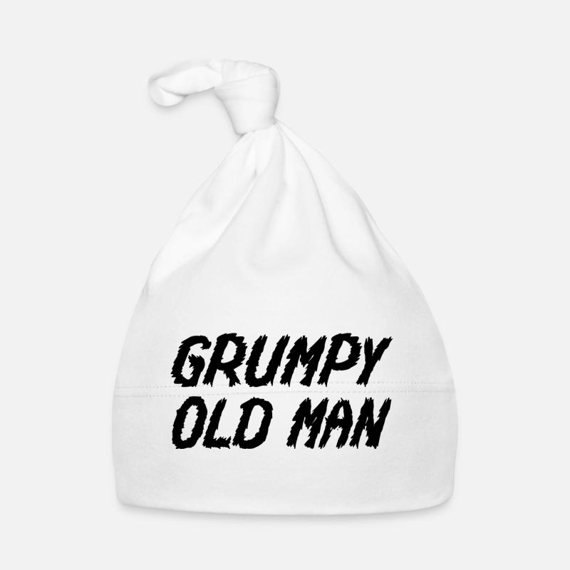 GRUMPY OLD MAN Organic Baby Cap