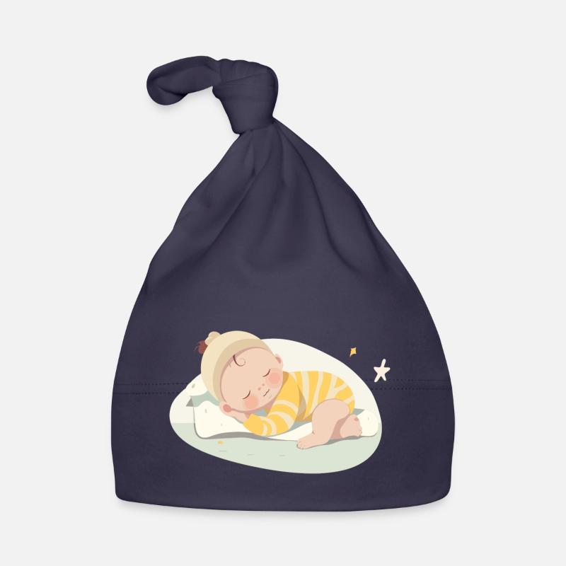 bébé endormi Bonnet bio Bébé