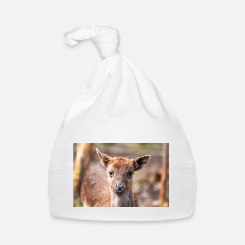 Fallow Deer (in german Damwild or Damhirsch) Dama Organic Baby Cap