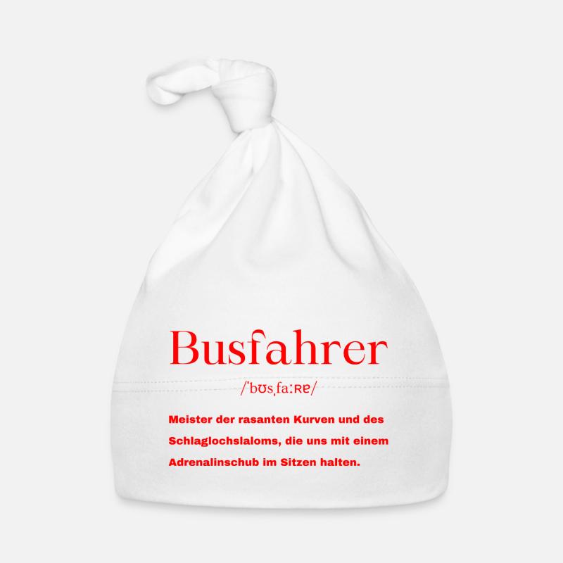 Busfahrer Definition Baby Bio-Mütze