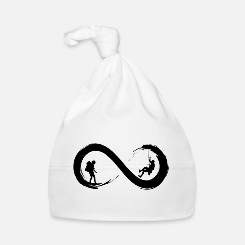 Infinite climbing Organic Baby Cap