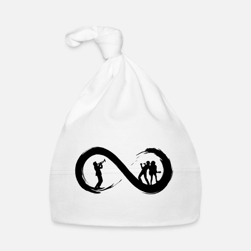 Music to infinity Organic Baby Cap