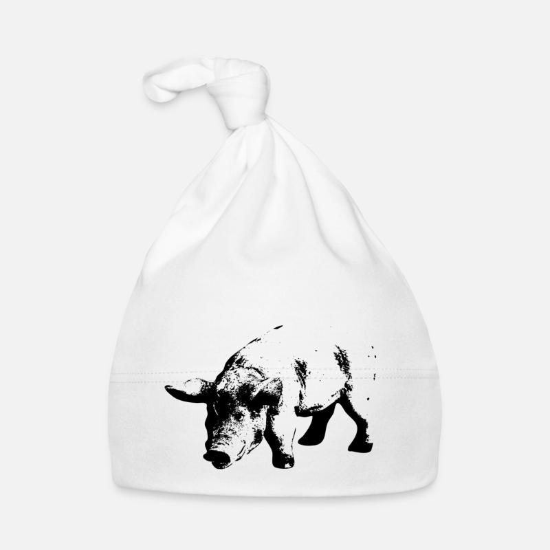 Maiale Cappellino ecologico per neonato