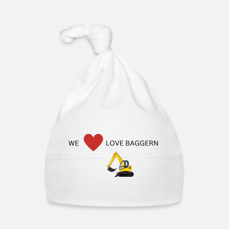 Baggern Baby Bio-Mütze