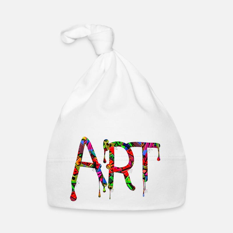 Graffiti style Splash hip hop couleurs peintre couleur Bonnet bio Bébé