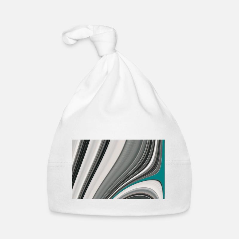 un ending skyline - Bonnet bio Bébé - blanc