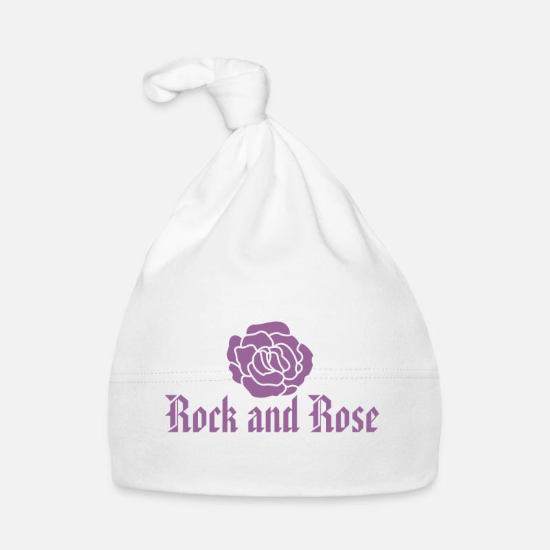 Rock and Roll - purple Organic Baby Cap