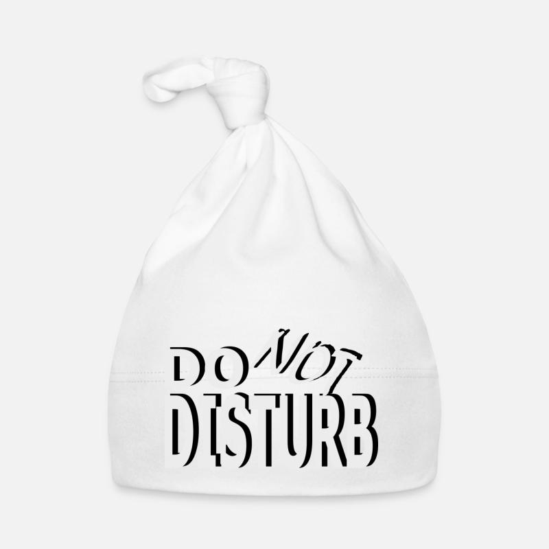 Message: Do Not Disturb Organic Baby Cap