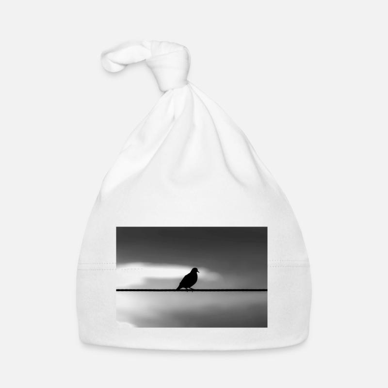 Taube Baby Bio-Mütze