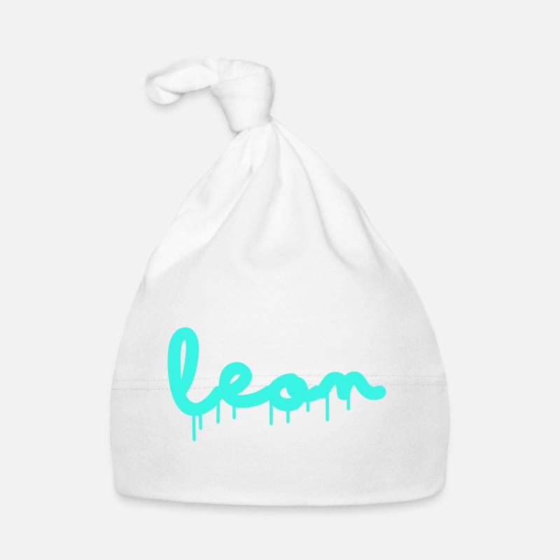 Name Leon Baby Bio-Mütze