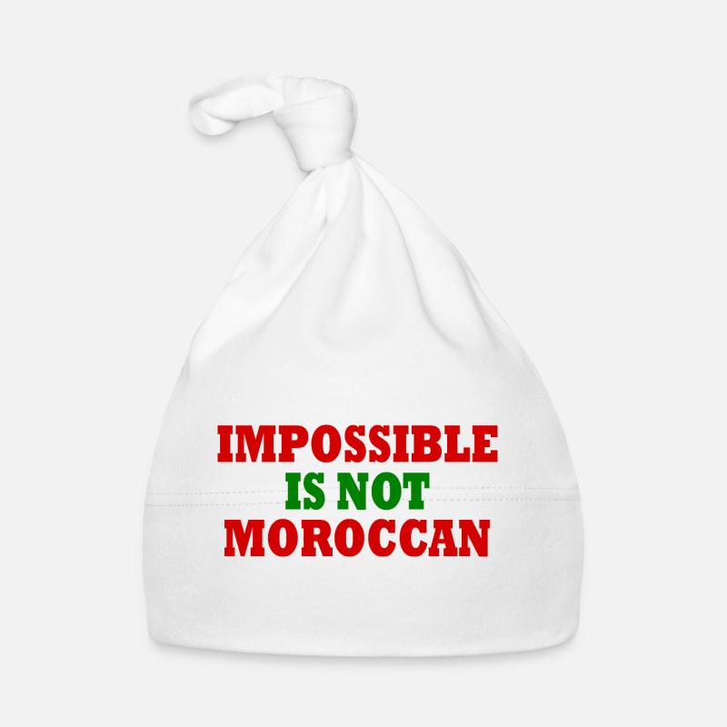 impossible is not moroccan - Marokko Baby Bio-Mütze