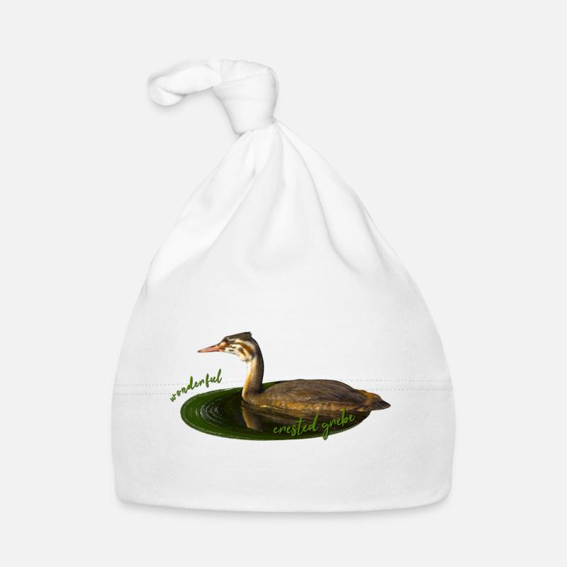 Grèbe huppé Bonnet bio Bébé