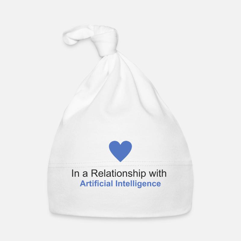 In a relationship with Artificial Intelligence Organic Baby Cap